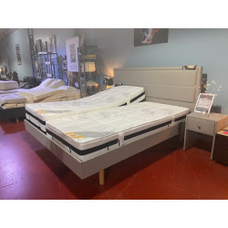 RONDE & ROND 2 x 90 x 200 hr 55 matelas 21 CM spécial pour LARGE et FORT