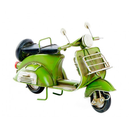 Scooter VESPA VEHICULE DÉCORATION MÉTAL longueur 17 cm