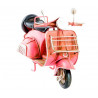 Scooter VESPA VEHICULE DÉCORATION MÉTAL longueur 17 cm