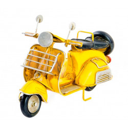 Scooter VESPA VEHICULE DÉCORATION MÉTAL longueur 17 cm