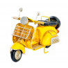 Scooter VESPA VEHICULE DÉCORATION MÉTAL longueur 17 cm