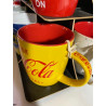 Mug COCA COLA Tasse céramique, diamètre intérieur 8,5 x largeur 13 x hauteur 9 cm passe au lave vaisselle et micro-ondes