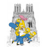 Simpson family Cathédrale Notre-Dame de Reims (la famille Simpson)