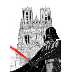 Dark vador Cathédrale Notre-Dame de Reims