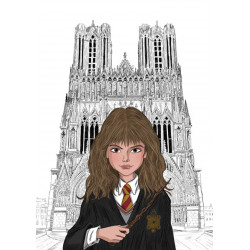 HERMIONE devant la cathédrale notre dame de Reims