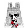 MICKEY en Nike AIR JORDAN devant la cathédrale notre dame de Reims