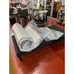 Matelas 90*190 CM D30 BELLE EPAISSEUR à emporter ou livré Lara confort FERME antiallergie coutil stretch. airbnb