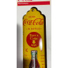 Thermomètre Coca-cola bouteille sur tôle, Métal, Garage, 28 x 6.5 x 2 cm Nostalgic-Art 80140 intérieur extérieur protégé