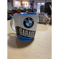 Mug BMW garage Tasse, Céramique, diamètre interne 8,5 x largeur 13 x hauteur 9 cm passe au lave vaisselle et micor-ondes