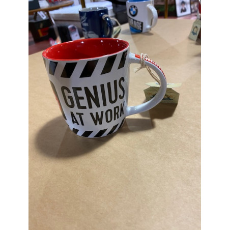 Mug GENUIS at work Tasse céramique, diamètre intérieur 8,5 x largeur 13 x hauteur 9 cm passe au lave vaisselle et micro-ondes