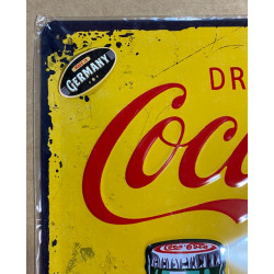 30 x 40 cm Coca cola BOUTEILLE VERRE individuelle Idée Cadeau Métal Design Retro Décoration