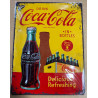 30 x 40 cm Coca cola BOUTEILLE VERRE individuelle Idée Cadeau Métal Design Retro Décoration