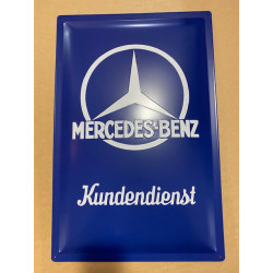 40 x 60 cm MERCEDES BENZ Idée Cadeau Métal Design Retro Décoration