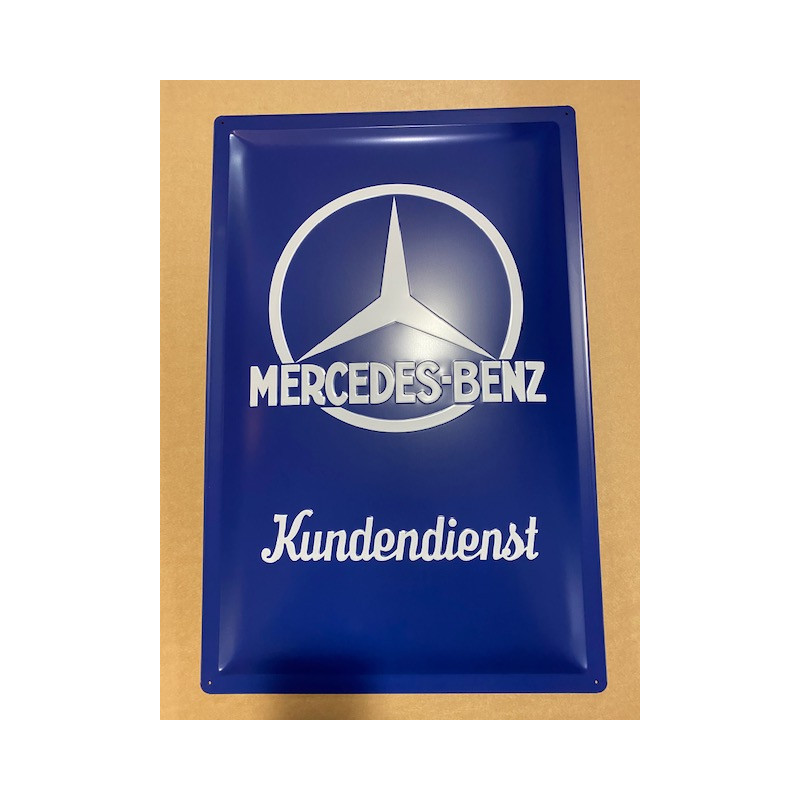 40 x 60 cm MERCEDES BENZ Idée Cadeau Métal Design Retro Décoration