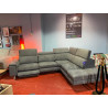 Cap-d'Ail design & ergonomie salon d'angle d'un extrême confort avec un relax électrique