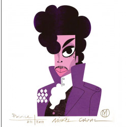 Caricature "Prince" illustration de Mikel Casal