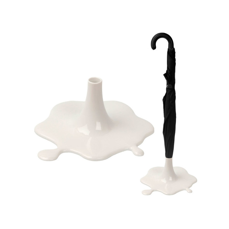 Range-parapluie Splash blanc 11 x 26,7 x 24,7 cm objet design & pratique