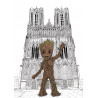 moi s'appelle groot devant la cathédrale notre dame de Reims