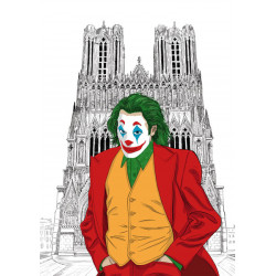 JOKER devant la cathédrale...