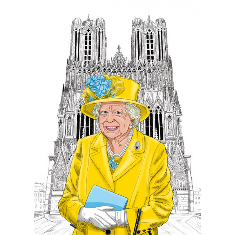 QUEEN devant la cathédrale notre dame de Reims