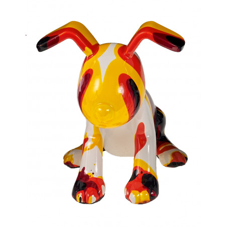 PARKER chien snoo street art Hauteur 12 cm statue en résine pour extérieur