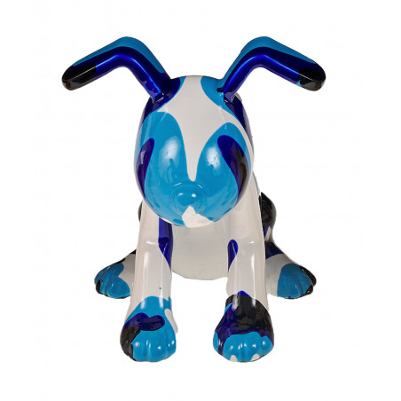 PARKER chien snoo street art Hauteur 12 cm statue en résine pour extérieur