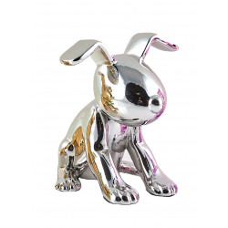 SNOO chien street art Hauteur 11 cm statue en résine FINTION BRILLANTE